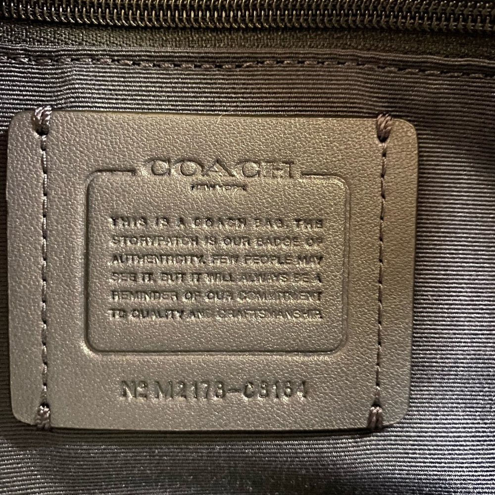 NWT💃Coach Kleo Carryall Signature Chambray - Picture 10 of 12